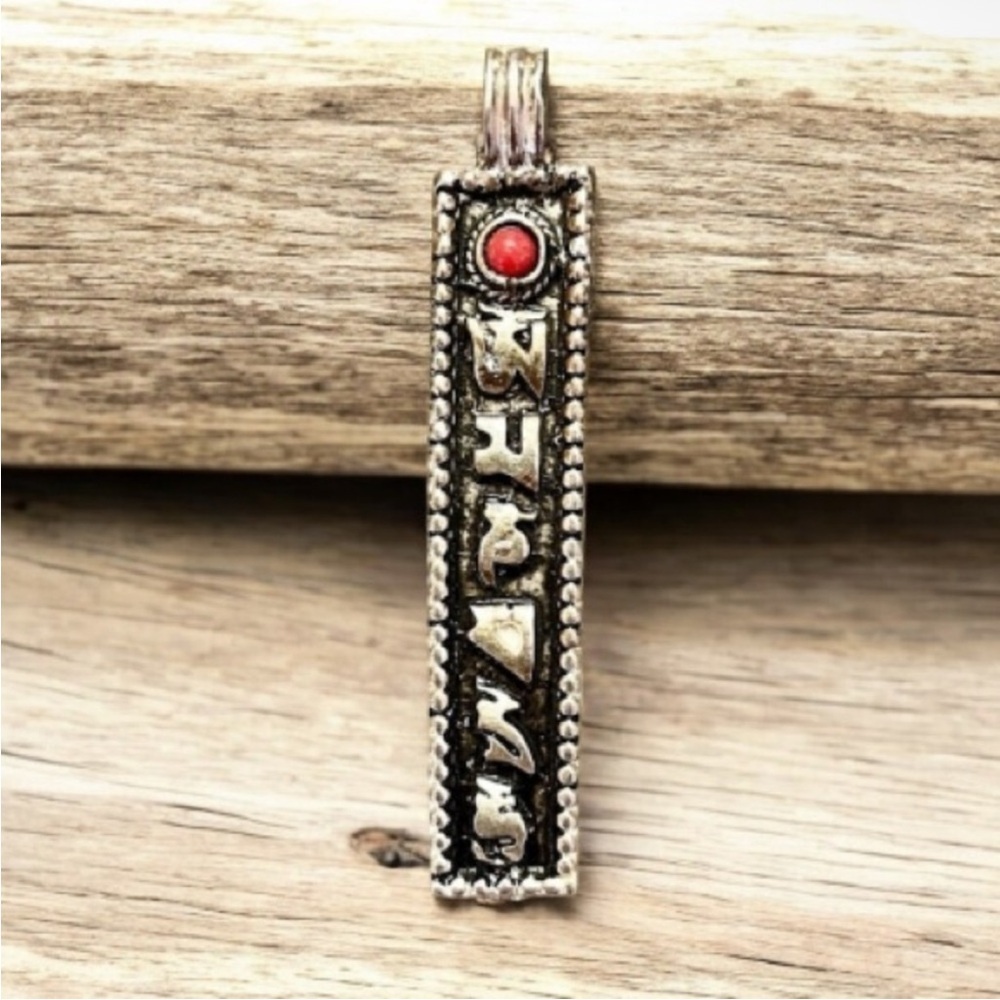 Handmade Red Coral Buddha Pendant